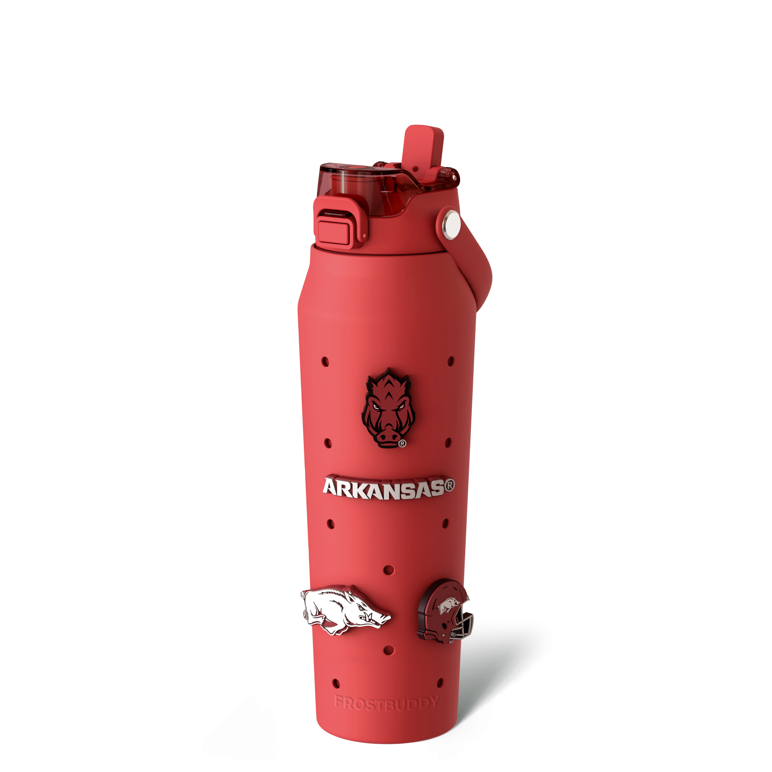 Bottle Buddy 32oz | Arkansas Razorbacks | Skin + Budz Bundle