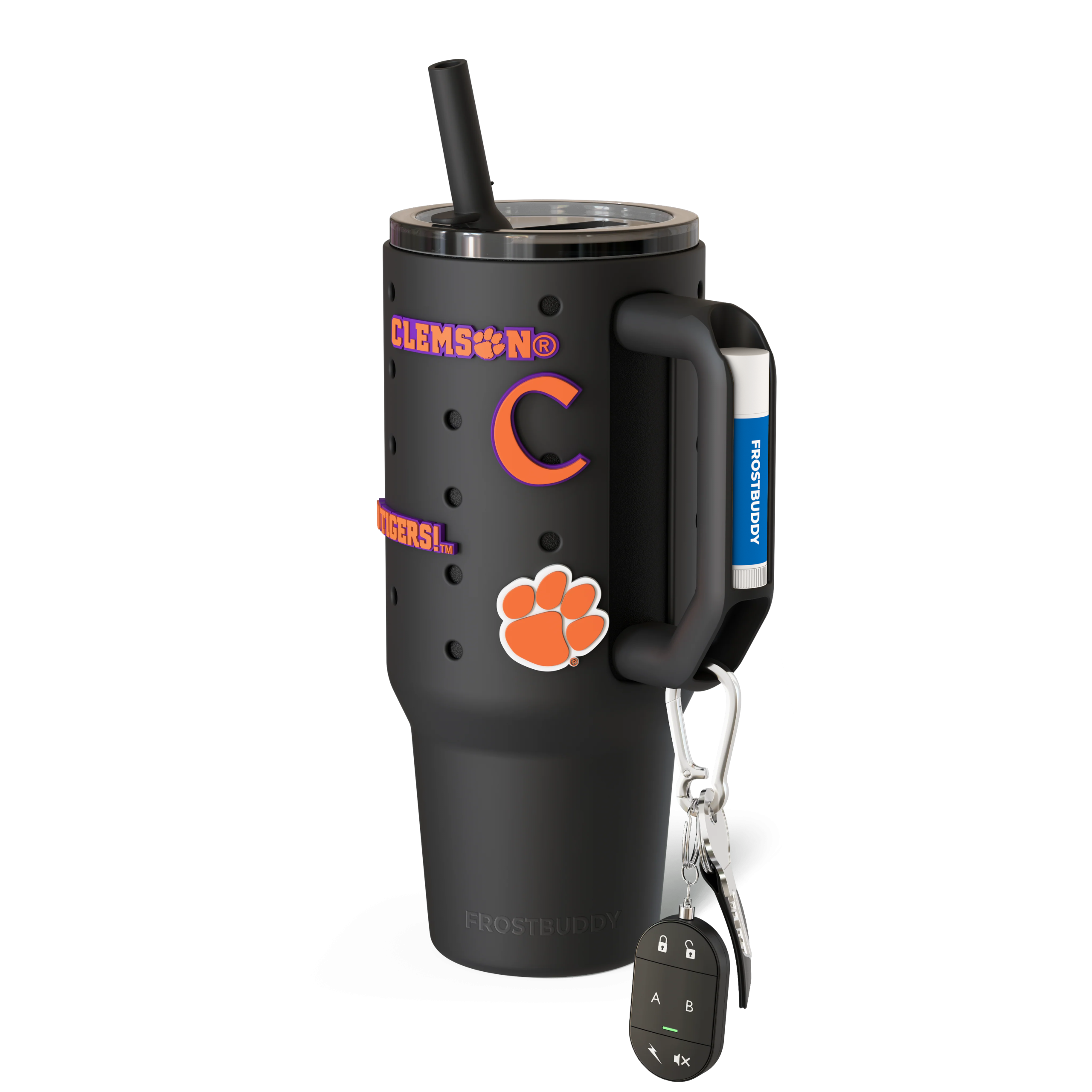 Thicc Buddy 40oz | Clemson Tigers | Skin + Budz Bundle