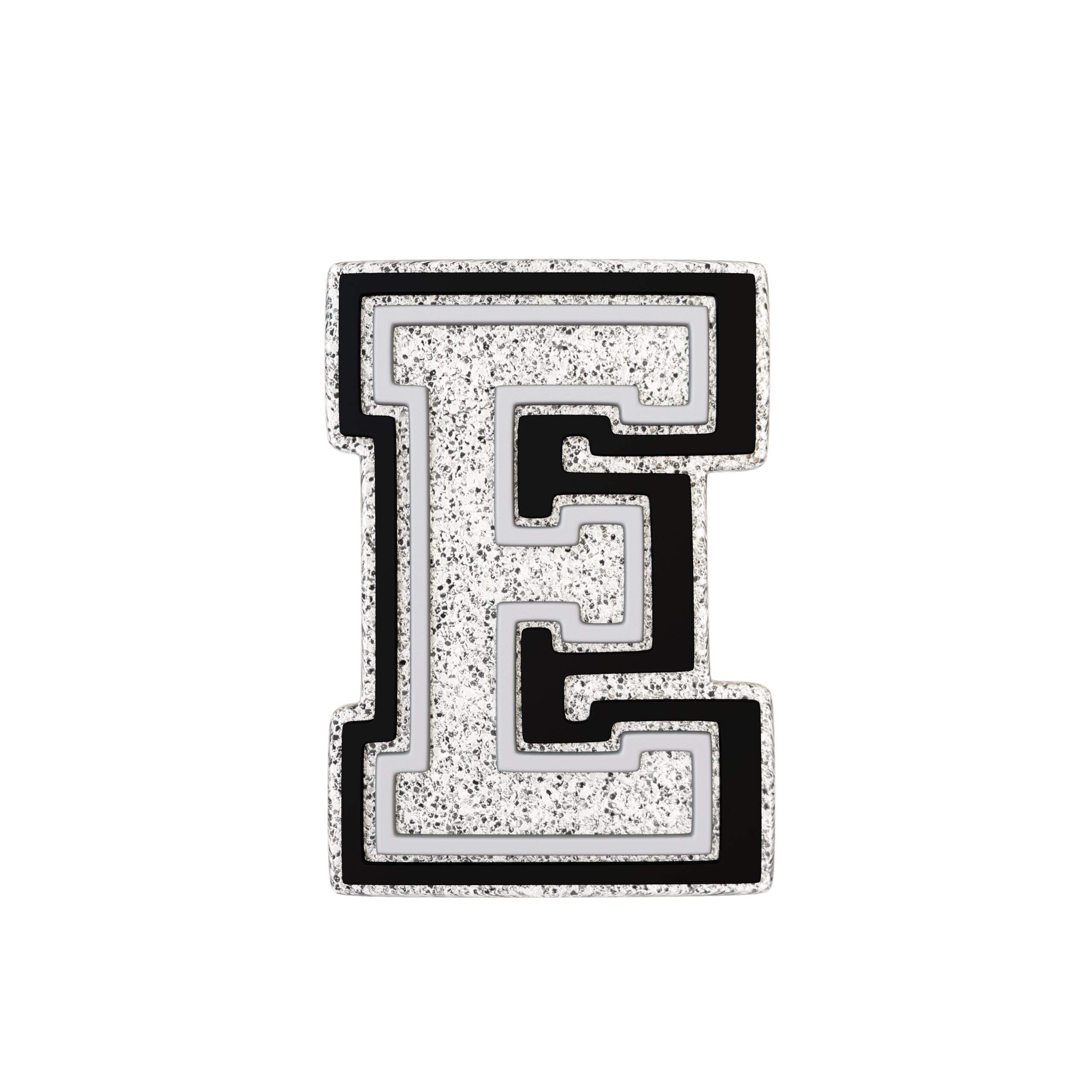 Budz | Silver Letter E